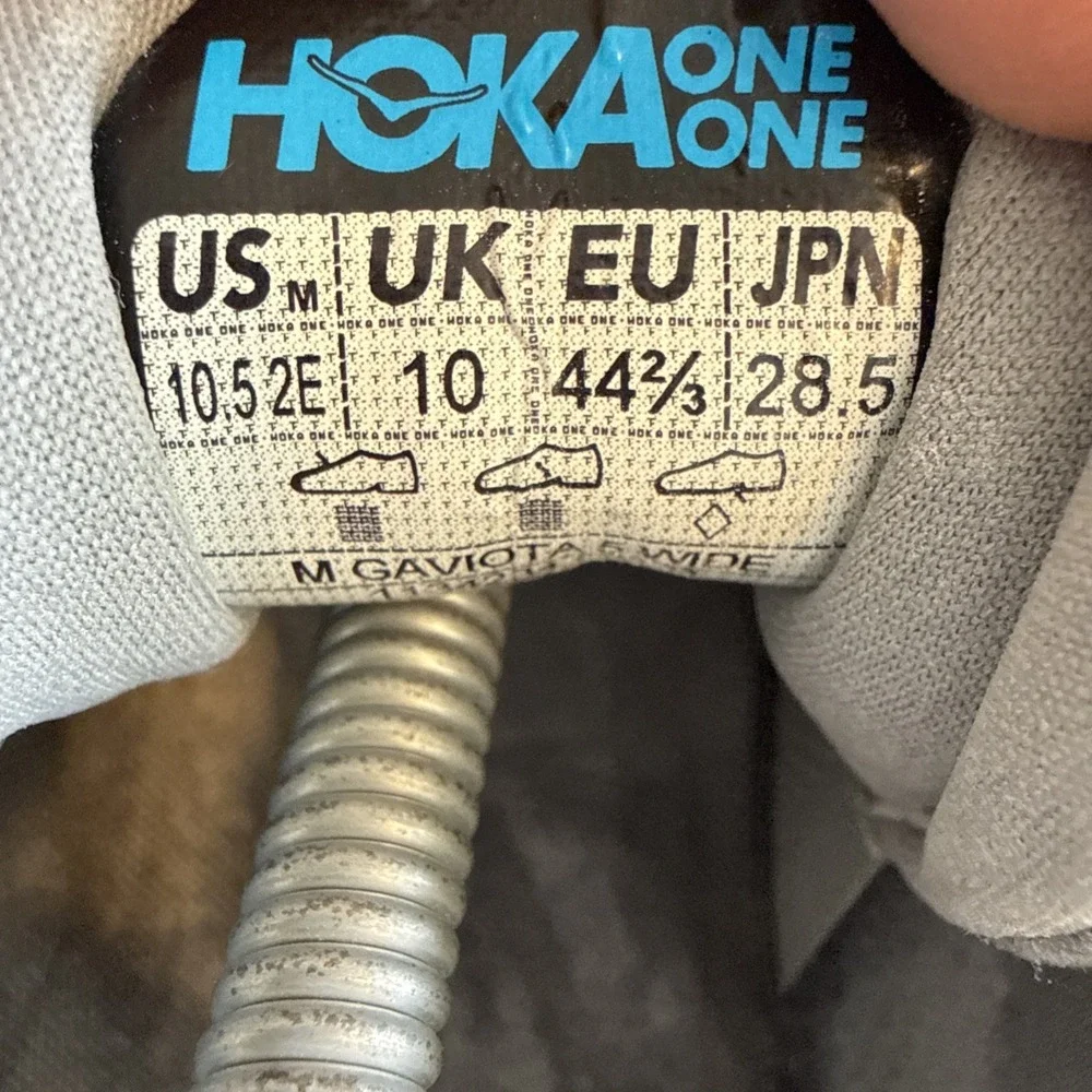 Hoka 1134234 LDVB  Gaviota 5 Harbor Mist Blue Glass Shoes Men's Sz 10.5 2E